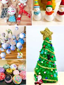 50/30/20/10/4/1pcs Polystyrene Foam Balls, White PS Styrofoam Round Balls, Multi-Size Suitable For Wedding Decor, Birthday Decor, Home Decor, School Decoration, Christmas Party Decor, Paintable DIY Craft Decoration Balls - White - View 10