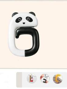 1 pezzo Gancio da parete a forma ovale in acciaio inossidabile con finitura, in materiale plastico, a forma di elefante, antiscivolo, singolo, per appendere borse e accessori