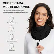 2 Pack Pasamontañas para Hombre y Mujer, Balaclava para el Sol, Protección UV y Transpirable, Pasamontanas para Moto, Ciclismo, Senderismo y Esquí - Negro y negro - Ver 12