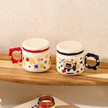 Mugs - 水果黑貓杯黑把蘋果(附彩盒) - 查看 6