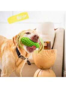 1pc Silicone Toys,Pet Animal Sound Toy, Pet Chewing Toy, Teeth Grinding And Cleaning, Relieve Boredom, Plastic Material/Liquid Silicone, Soft, Elastic, Comfortable And Durable To The Touch, Easy To Clean, Relieve Stress, Fun To Play With