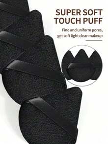 50/30/20/10 丝绒三角粉扑套装，粉扑套装，气垫粉扑，可重复使用，化妆小工具，干湿两用散粉扑，丝绒粉底混合海绵，适用于粉底霜、气垫粉底和面部彩妆，适合所有肤质。化妆品，价格实惠，房间装饰，梳妆台，旅行，卧室，化妆配件，粉扑，美妆蛋，粉扑，化妆海绵，价格实惠，情人节礼物 - 彩色 - 查看 5