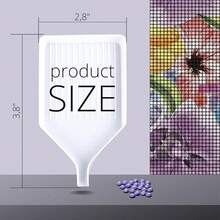 6PCS Diamond Art Painting Sorting Trays – 3.8x2.8 Inch Plastic Diamond Art Painting Bead Sorting Trays Organizer Diamond Painting Accessories And Tools For DIY Crafts Rhinestone Sorting Tray