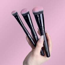 粉底刷，刷毛柔软密实，适用于修容、遮瑕、古铜粉、眼下遮瑕，专业晕染液体腮红膏 M17，旅行必备，情人节礼物，价格实惠，旅行化妆刷，女士礼物，化妆师，专业全套化妆工具 - 預設 - 查看 3