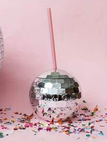 5 أكواب مياه فضية بكرات تلألؤية سعة 500 مل، أكواب مياه للفتيات، أكواب مياه حفلات الفضية، أكواب ديسكو لحفلات التخرج والزفاف والعروس وأعياد الميلاد، ديكورات حفلات الزفاف والعروس وحفلات استقبال المولود الجديد وأعياد الميلاد والحفلات، هدايا الحفلات، مستلزمات الزفاف، حفلات الكشف عن نوع الجنين، حفلات التخرج