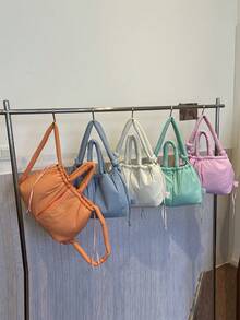 Balo vải bố có thể chuyển đổi cho nữ, túi du lịch dung tích lớn, túi đeo chéo, túi đeo vai - Nhiều màu - Xem 2