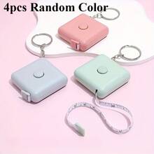 1/3 件 59.06 英寸迷你卷尺身体卷尺，缝纫裁缝布针织家居工艺测量，可伸缩双刻度，颜色随机