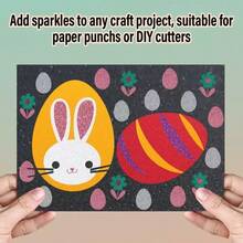 Tấm xốp lấp lánh A4 Giấy bìa cứng tự dính lấp lánh A4 gói 10 tờ - Nhiều màu - Xem 6