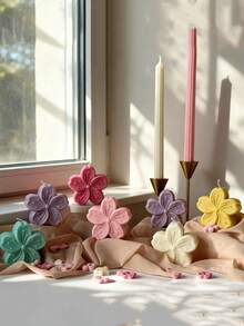 1/2件装樱花树脂浇铸硅胶模具，樱花蜡烛模具，适用于DIY手工制作、DIY蜡烛制作，花瓣硅胶模具，肥皂，粘土，软硅胶材质，可用于制作情人节礼物、母亲节礼物、生日礼物、蜡烛花束、树脂和聚合物粘土工艺品以及DIY装饰品，也适用于婚礼、毕业典礼、派对、节日和家居装饰，精致的花卉设计 - 白色2 - 查看 9