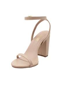 Sandália Feminina Salto Bloco Alto Social Confortável Festa