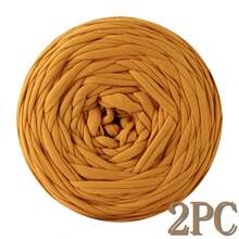 1/2pcs T-Shirt Yarn, Large 300g ± 20g T-Shirt Yarn Roll - 2cm Wide, Woven Fabric Knitted Yarn, Soft & Versatile For DIY Crafts, Used For Crocheting And Knitting Bags, Cushions, Dolls, Blankets, Slippers, Handicraft Crochet Projects, Available In Multiple Colors, Multicolor Yarn | Polyester Yarn | Acrylic Yarn | Crochet Yarn | Crafting Yarn | Vibrant Yarn Balls | Versatile Crafting Material, Knitting Accessories And Supplies