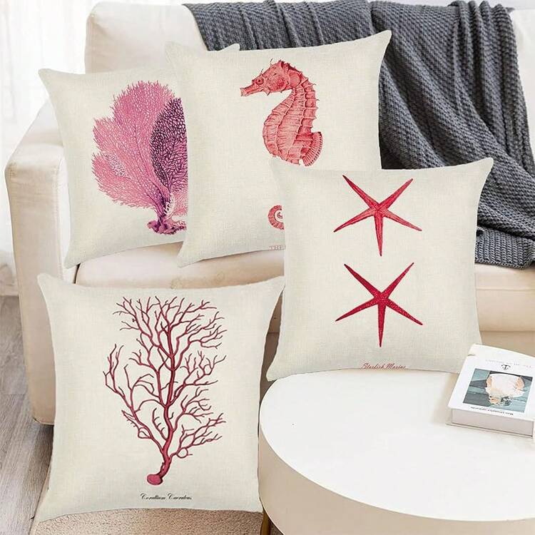 Decorative Pillows - 紅色的 - 查看 6