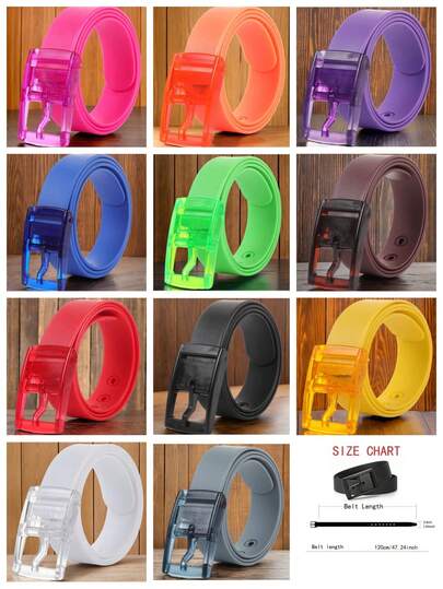 Thắt lưng silicon đa năng thời trang hương kẹo, thắt lưng khóa nhiều màu, phù hợp cho nam, chất liệu không phải kim loại, mùa thu, phụ kiện thu đông, phù hợp cho thanh thiếu niên, người trẻ, nam giới, thường ngày, ngoài trời, thể thao, kỳ nghỉ, quà tặng tốt nghiệp, sinh nhật, trang phục hàng ngày