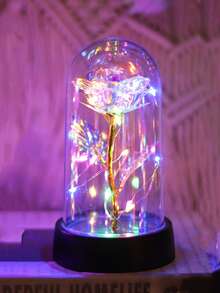 1个仿真玫瑰花布艺装饰夜灯，室内装饰，适用于客厅、卧室、床头柜，适合作为情人节、母亲节、生日礼物送给朋友、家人、爱人，也可作为圣诞节装饰或礼品。 - 紅色 - 查看 17