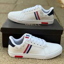Men's White Sneakers Casual Lightweight Comfortable Adult New Arrival Versatile And Elegant Style For All Occasions - 紅白 - 查看 6