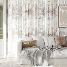 1 Rolle selbstklebende abnehmbare Vinyl für Heimdekoration, Küchenarbeitsplatte und Regalabdeckung, Vintage Wandraumdekoration Verwitterter Holzwandkunsteffekt Wandaufkleber, einfach zu installieren, wasserfest und leicht zu reinigende Tapete zum Abziehen und Aufkleben, ästhetische Raumdekoration