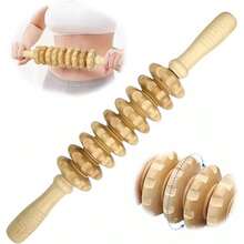 手动滚轮棒，用于木材塑形，专为按摩器和筋膜设计 - 彩色 - 查看 7