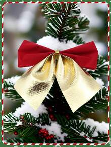 12 件圣诞树装饰，圣诞蝴蝶结，圣诞树蝴蝶结装饰，闪亮圣诞装饰，适合圣诞节冬季假期家居装饰、场景装饰、房间装饰、办公室装饰、主题派对装饰、圣诞节