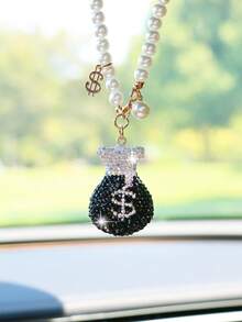 1件粘土钱袋汽车吊坠 - 均碼 - 查看 4