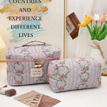 1pc, Large Capacity, Pencil Pouch, Pencil Case, Pen Handle Coin Pouch, Pen Simple Cosmetic Storage Bag Makeup Bag Office Stationery Organizer Pencil And Marker Box