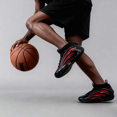 Adidas 哈登Volume 9篮球鞋，减震球场训练鞋，舒适耐穿高帮运动休闲鞋，JH6483