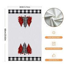 2/4 pièces Set Serviettes de Noël, Joyeux Noël, Serviettes de Cuisine Super Absorbantes, Séchage Rapide, Serviettes Imprimées en Polyester, Chiffons de Nettoyage de Cuisine, Chiffons, Fournitures de Cuisine. Cadeau de Noël!