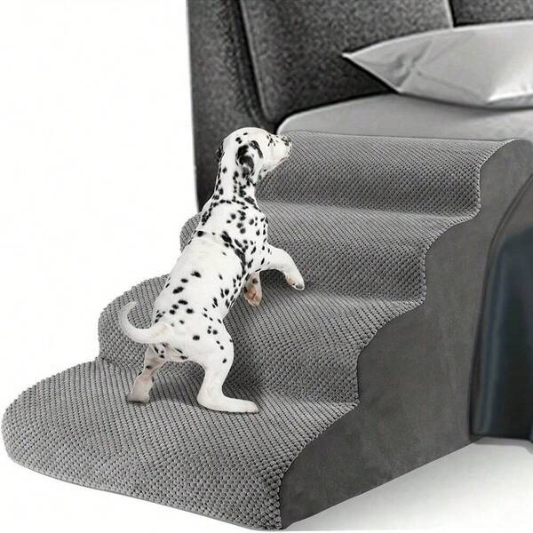 درج ومنصة للحيوانات الأليفة - درجات للأريكة والسرير، مساعد تنقل للكلاب والقطط المسنة أو المصابة، سلم إعادة تأهيل للحيوانات الأليفة، تصميم مانع للانزلاق وماص للصدمات، متعدد الأحجام، رعاية للحيوانات الأليفة ذوي مشاكل التنقل. درجات صغيرة للكلاب، منصة للكلاب للسرير، درجات مانعة للانزلاق للحيوانات الأليفة، سلم سرير وأريكة قابل للإزالة والغسيل للكلاب المصابة والكلاب والقطط المسنة، للحيوانات الأليفة ذوي آلام المفاصل، إطار تسلق ناعم للسرير والأريكة والأثاث - مريح للبومرانيان والشيبا إينو والشيح تزو