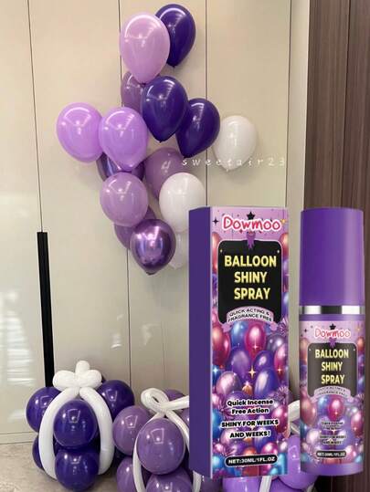 Balloon Atmosphere Glossy Spray, Balloon Surface Texture Glossy Anti-Oxidation Long-Lasting Shiny Spray