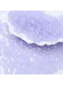 50Pcs 8mm Galaxy Glitter Round Beads Resin Loose Spacer Beads For Jewelry Making DIY Bracelet Earring Necklace Accessories