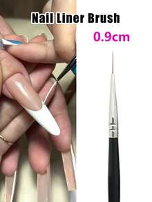 Bộ 3 bút vẽ móng nghệ thuật, bộ cọ vẽ sơn gel móng tay - Vẽ đường nét mảnh, phác thảo chi tiết, bút tô màu mềm, kích thước 9/18/24mm, bộ cọ vẽ móng, bút vẽ móng, bút kẻ viền móng, cọ vẽ móng, bút vẽ hoa, dụng cụ làm móng, nhà cung cấp dụng cụ làm móng, quà tặng cho nữ. - màu đen - Xem 8