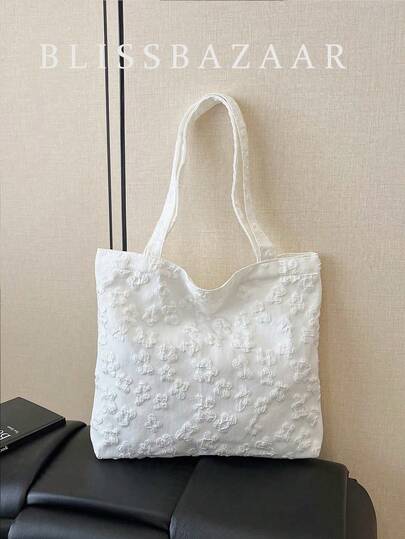 حقيبة تسوق كاجوال وردية اللون، مناسبة للنساء في الاستخدام اليومي ، موسم الربيع/الصيف