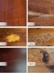 Bolígrafo de pintura para reparación de muebles de bajo olor, adecuado para materiales de madera y metal, kit de reparación de arañazos multicolor, satisface sus necesidades en diversos escenarios. Adecuado para reparar gabinetes, paneles de puertas, sofás, mesas, sillas, gabinetes de madera, suelos, piezas interiores de automóviles y bolsos. Secado rápido - Unitalla - Ver 4