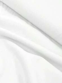 Blusa Feminina T-shirt Camiseta Básica em Algodão Estilosa Casual Moda Tigre com folhagens - Branco - Visão 2
