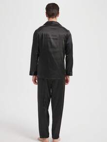 بدلة بيجاما كاجوال جديدة للرجال، ملابس خريف وشتاء