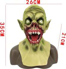 áscara de Halloweenáscara de Vampiro para Adultosáscara de Látex de Horroráscara de Halloween Cosplay Mascarada - A - Ver 9