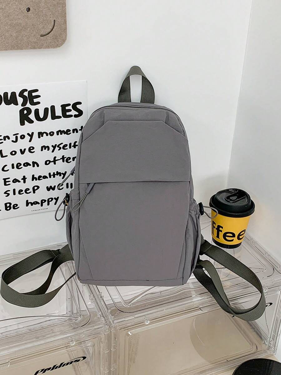 Multipurpose Small Backpack - Grey - View 1