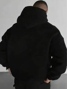 Sudadera con capucha para hombres de Halloween, deportes al aire libre de primavera y otoño, sudadera con capucha de moda, casual, cómoda y versátil para hombres - Negro - Ver 5
