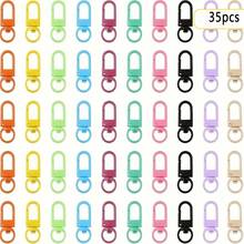 5/10/15/20/25/30/35/40/45/50pcs Metal Lobster Claw Clasp, Swivel Quick Snap Hook Keychain Findings For DIY Crafts, Keychain Making, Jewelry Making Accessories