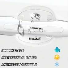 14 Protector de manijas para auto,Protectores de puertas para auto,Autoadhesivo Impermeable,Protectores para manija de puerta de coche de arañazos transparente para todos los modelos de - 1 - Ver 1