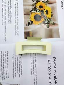 1pc/4pcs Women Minimalist High-End Elegant Square Lightweight Plastic Hair Claw Clips, Versatile For Daily Wear And Shower Use Winter Hair Accessories Fashion Hair Clutch Eleg Hair Clips