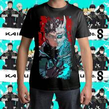 Playera Unisex con Estampado de anime Kaiju8 Kafka | Diseño Urbano y Comodo | Streetwear, Festivales y Uso Diario | Algodón Peinado y Corte Holgado  | Ideal para Outfits Casuales, Fiestas o Regalos | Hombre y mujer - Negro - Ver 4