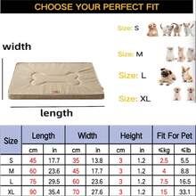 1pc Plush Thick & Enlarged Rectangular Pet Mat, Dog Bed, Cat Bed, Washable, Dirt-Resistant, Wear-Resistant, Soft & Comfortable, Suitable For Medium & Large Dogs And Cats, High-Quality Dog/Cat Bed, Multi-Season, Multiple Colors Available