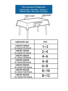 1 pieza Mantel navideño con estampado y relieve, cubierta de mesa de poliéster con tema navideño y adorno de encaje para sala de estar, dormitorio, cocina, decoración navideña