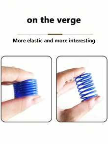 Giocattoli per gatti, palle a molla retrattili, tubi a molla colorati, palline rotanti interattive, spirali vivaci, giocattoli a molla per topi in gabbia, forniture per animali domestici da interno, resistenti e duraturi, incoraggiano i gatti a fare esercizio, colore casuale