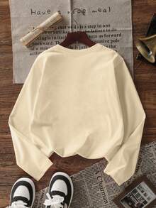 3件装青少年男童印花长袖T恤，适合青少年男童秋冬季上衣、学生服装，可作外套和内搭穿着。