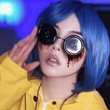 1pc Button Eyes Glasses, Holiday Costume Accessory - Perfect Gift, Birthday Gift, Ideal Gift, Surprise Gift, Holiday Gift, Seasonal Gift, Halloween Gift, Christmas Gift, Gamer Enthusiast Elegant Gift, Gift, Toy - Multicolor - View 2