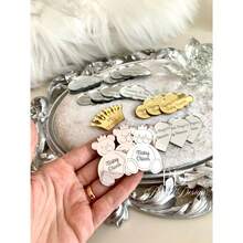 Custom Heart Tags, Wedding Name Tag, Baby Shower Tags, Butterfly, Swan, Cloud, Star, Lion Oval Tag, Trumpet, Chocolate Tags, Hexagon Tag,Christmas Gifts Tag