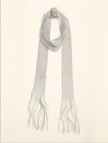 1 Stück schwarzer Schal, Halloween Kostüme, Schal, Goth, Damen Fransen Schal mit schimmerndem Metallic, vielseitiger Modeschal, perfekt für alle Jahreszeiten, Party, Abendmode, langer Schal, ideales Accessoire, hochwertige Damen Schal Gestaltung