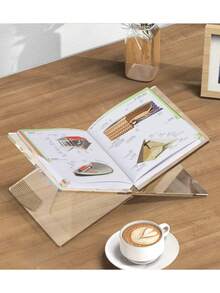 Acrylic X-Shaped Bookshelf/Reading Stand/Book Base/Book Holder/Desktop Book/Photo Album/Magazine Display Rack/X-Shaped Bookshelf/Reading Tray Rack