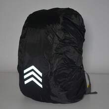 VINGVO Funda Impermeable para Mochila, Impermeable, Ligera, Color Negro, Fácil de Guardar para Viajar (XL (para 60-70L) - 1 - Ver 6